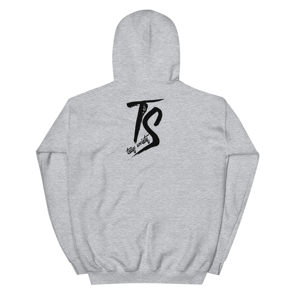 LIVING MY BLESSED LIFE HOODIE-WHITE/BLACK,GREY/BLACK