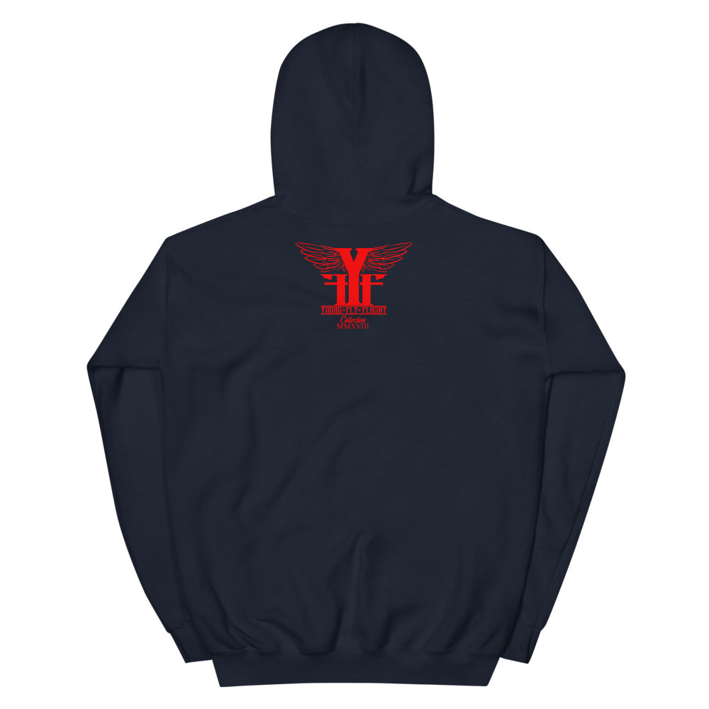 YFF COLLECTION HOODIES Navy/Red